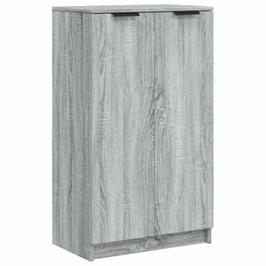 vidaXL Botn&iacute;k siv&yacute; dub sonoma 59x35x100 cm spracovan&eacute; drevo