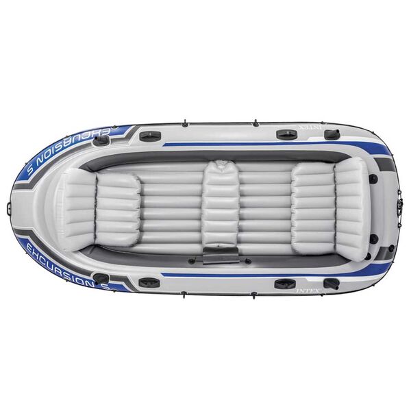 Intex Nafukovacia súprava s člnom Excursion 5 so závesným motorom a držiakom