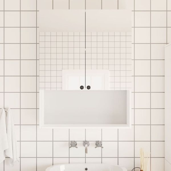 vidaXL Zrkadlov&eacute; f&oacute;lie 2 ks samolepiace 90x200 cm PET