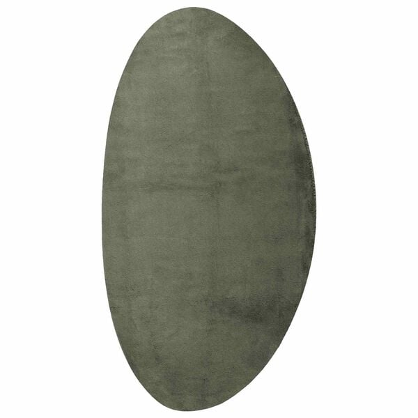 vidaXL Kusov&eacute; koberce HUARTE Lesn&aacute; zelen&aacute; 100 x 200 cm Polyester