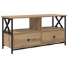 vidaXL TV skrinka 90 x 33 x 45 cm Remeseln&yacute; dub