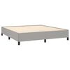 vidaXL Boxspring posteľ s matracom bledosiv&aacute; 180x200 cm l&aacute;tka