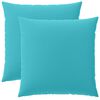vidaXL Poťah na podložku 2 pcs HEERLEN Tyrkysov&aacute; 60 x 60 cm Polyester