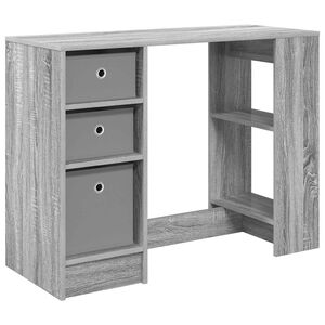 vidaXL St&ocirc;l Siv&yacute; Sonoma 100 x 40 x 75 cm Kompozitn&eacute; drevo