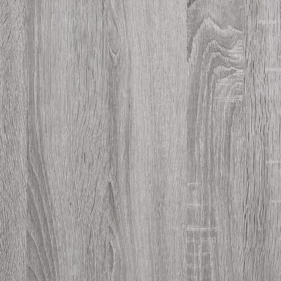 vidaXL Posteľný rám sivý dub sonoma 90x200 cm borovicový masív