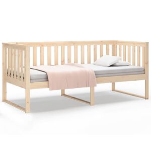 vidaXL Denn&aacute; posteľ s matracom 90x200 cm mas&iacute;vna borovica