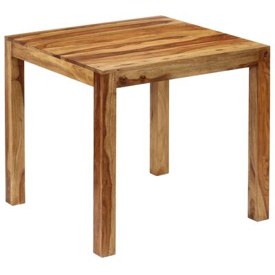 vidaXL Jedálenský stôl, drevený masív sheesham 82x80x76 cm