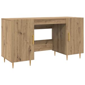 vidaXL St&ocirc;l dub artisan Kompozitn&eacute; drevo 140 x 50 x 75 cm