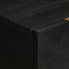 vidaXL Komoda čierna 60x33x75 cm kompozitné drevo