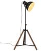 vidaXL Podlahov&aacute; lampa 25 W čierna 75x75x90-150 cm E27