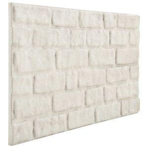 vidaXL N&aacute;stenn&eacute; panely 10 ks 100 x 50 cm Biela EPS pena