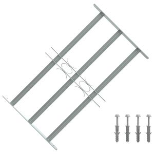 Nastaviteľn&aacute; bezpečnostn&aacute; okenn&aacute; mreža s 3 priečkami 500-650 mm