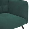 vidaXL Hojdacie kreslo tmavozelené zamatové
