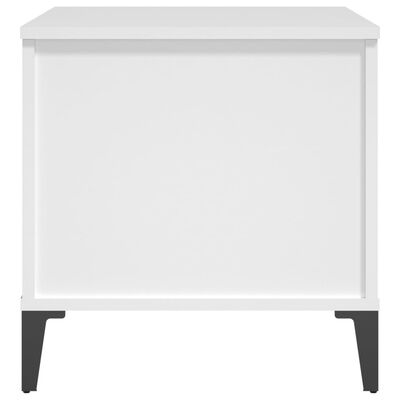 vidaXL Konferenčný stolík biely 60x44,5x45 cm spracované drevo