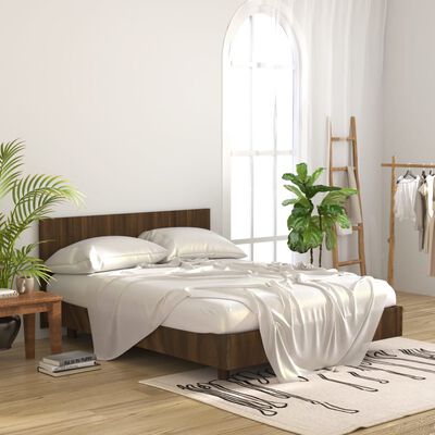 vidaXL Čelo postele hnedý dub 160x1,5x80 cm spracované drevo
