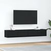 vidaXL TV stol&iacute;ky 2 ks dub čierne 80x31x25,5 cm kompozitn&eacute; drevo