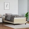 vidaXL Boxspring posteľ s matracom krémová 100x200 cm umelá koža