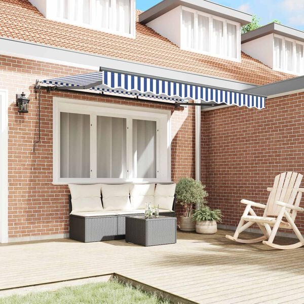 vidaXL Zatemniteľn&aacute; mark&iacute;za Modr&aacute; 250 x 200 cm l&aacute;tka