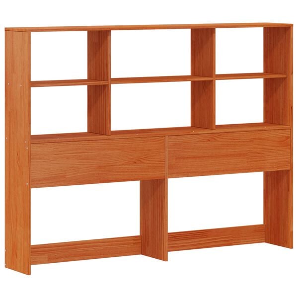 vidaXL Posteľov&yacute; r&aacute;m s &uacute;ložn&yacute;m čelom Voskov&aacute; Hned&aacute; 140 x 190 cm