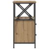 vidaXL Nočn&yacute; stol&iacute;k dub artisan 34x35,5x70 cm spracovan&eacute; drevo