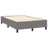 vidaXL Boxspring posteľ s matracom tmavosiv&yacute; 120x200 cm l&aacute;tka