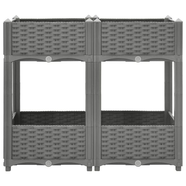 vidaXL Vyv&yacute;&scaron;en&yacute; z&aacute;hon 80x40x71 cm polypropyl&eacute;n