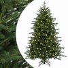 vidaXL Umel&yacute; Skl&aacute;pac&iacute; Vianočn&yacute; Stromček 150 cm 150 LED Tepl&aacute; biela