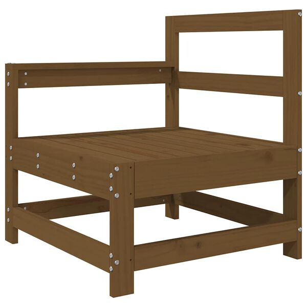 vidaXL Z&aacute;hradn&aacute; stolička s vank&uacute;&scaron;mi medov&aacute; borovicov&yacute; mas&iacute;v