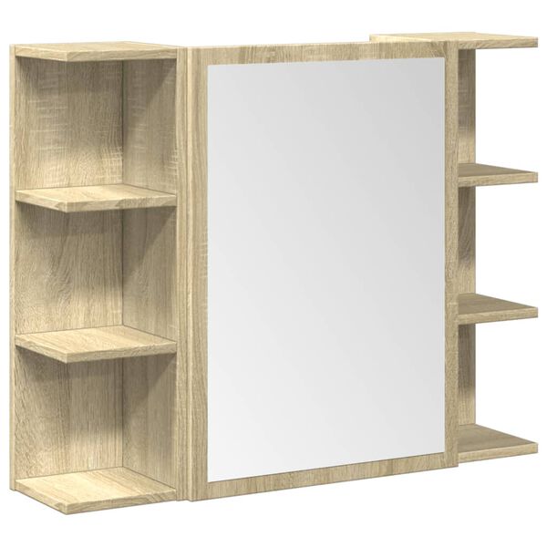 vidaXL 3-dielna súprava kúpeľňových skriniek sonoma kompozitné drevo