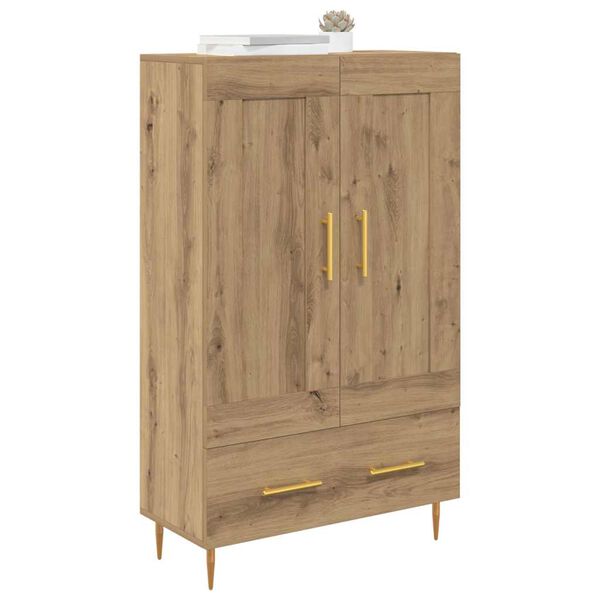 vidaXL Highboard Remeseln&yacute; dub 69,5 x 31 x 115 cm Kompozitn&eacute; drevo