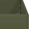 VidaXL kvetináč Olive Green 80x40x80 cm Oceľ valcovaná za studena