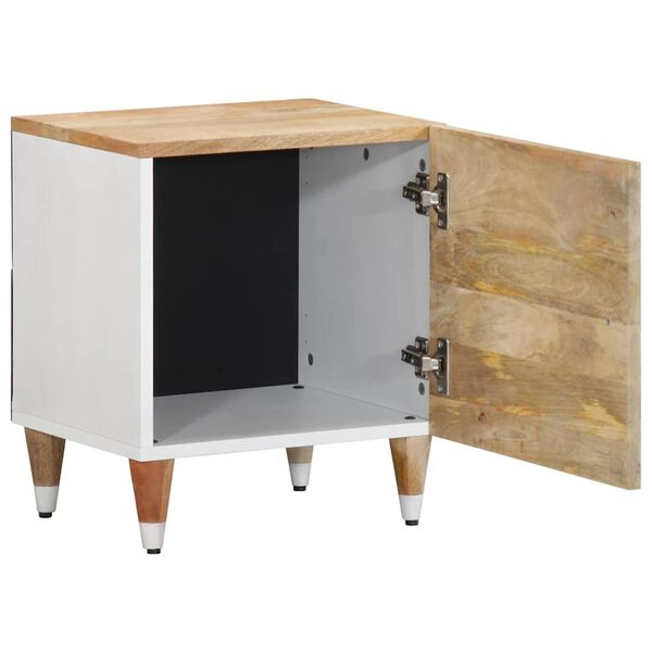 vidaXL Nočn&eacute; skrinky 2 ks 40x33,5x46 cm Mas&iacute;vne drevo Mango