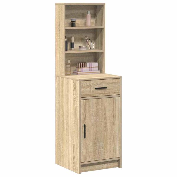 vidaXL Highboard Sonoma dub 40 x 40,5 x 135 cm Kompozitn&eacute; drevo