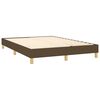 vidaXL Boxspring posteľ s matracom tmavohned&aacute; 140x190 cm l&aacute;tka