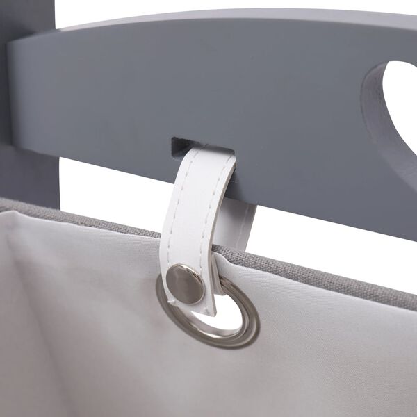 vidaXL Reg&aacute;l so 4 ko&scaron;&iacute;kmi tmavosiv&yacute; 35x35x125 cm dreven&yacute;