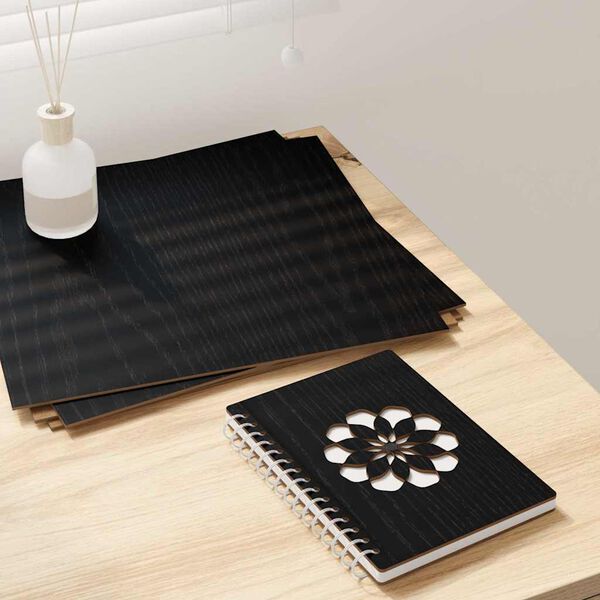 vidaXL Dekoračn&eacute; panely 50 pcs Čierny dub 30 x 30 x 0,27 cm