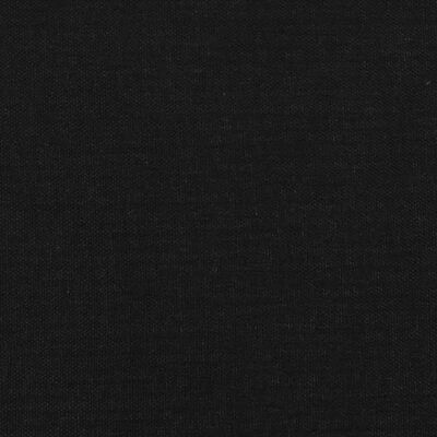 vidaXL Posteľný rám s čelom čierny 90x200 cm látka