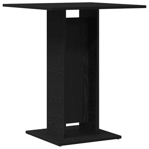 vidaXL Bistro st&ocirc;l, čierny dub, 60x60x75 cm, imit&aacute;cia dreva