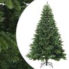 vidaXL Umel&yacute; Skl&aacute;pac&iacute; Vianočn&yacute; Stromček Zelen&aacute; 210 cm PVC, PE a oceľ