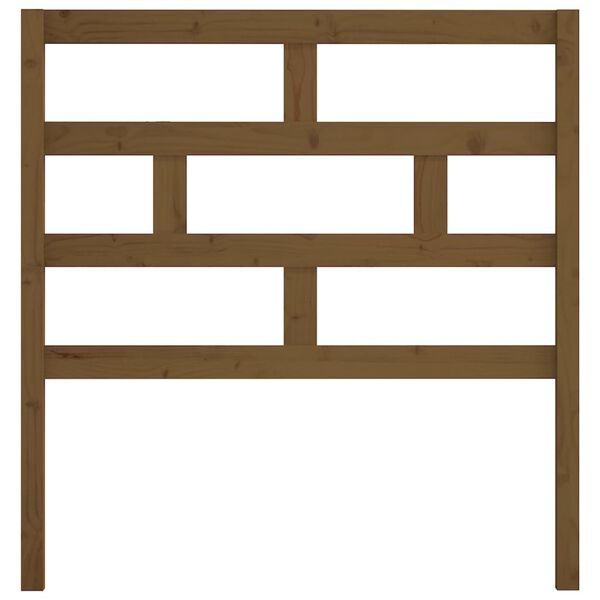 vidaXL Čelo postele medovo-hned&eacute; 81x4x100 cm mas&iacute;vna borovica