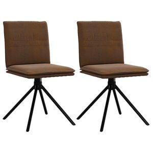 VidaXL Jed&aacute;lensk&aacute; stolička, hned&aacute;, umel&yacute; semi&scaron;