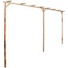 vidaXL Bambusov&aacute; pergola, 385x40x205 cm