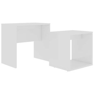 vidaXL Konferenčn&eacute; stol&iacute;ky, biele 48x30x45 cm, kompozitn&eacute; drevo