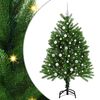 vidaXL Vianočn&yacute; stromček s 150 LED-i so stojanom Zelen&aacute; 120 cm PE