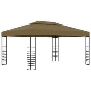 vidaXL Alt&aacute;nok 3x4 m, sivohned&yacute; 180 g/m&sup2;