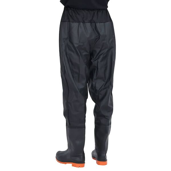 VidaXL Waist Waders s čižmami čierna veľkosť 39