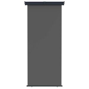 vidaXL Bočn&yacute; mark&iacute;z na balk&oacute;n 100% polyester, železo, oceľ