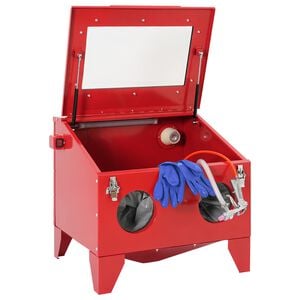 vidaXL Pieskovacia kab&iacute;na 150 l 125 PSI Studen&yacute; valcovan&yacute; oceľ