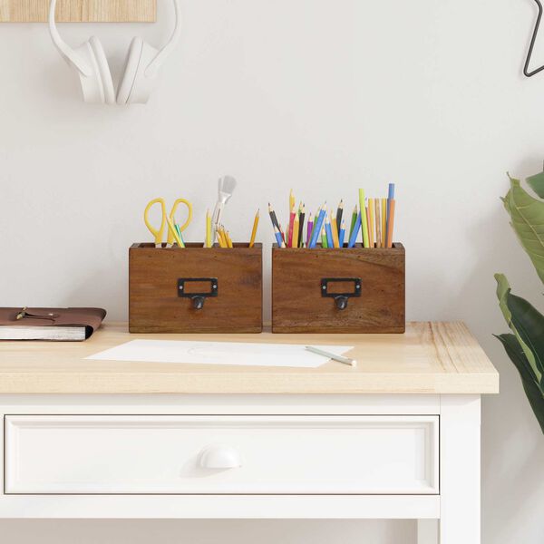 vidaXL Puzdro na ceruzky Viacfarebn&yacute; 18 x 10 x 12 cm