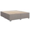 vidaXL Posteľn&yacute; r&aacute;m boxspring s matracom sivohned 180x200 cm l&aacute;tka